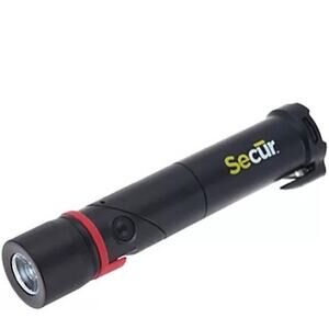 Secur 8-In-1 Car Charger  Flashlight  SP-4007R Red